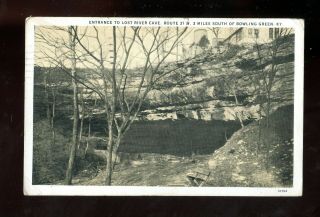 Bowling Green Ky Entrance To Lost River Cave Route 31 West 1931 Awesome