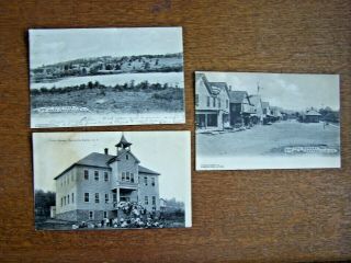 Centerville,  Ny - 3 - B&w Postcards - Unposted/posted - Now Woodridge,  Ny