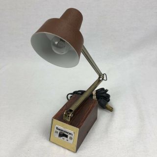 Vintage Mid Century Modern Tensor Task Portable Desk Lamp Light - Made In Usa