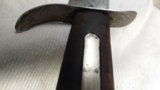 Civil War Era Bowie knife.  Old Antique Knive. 6