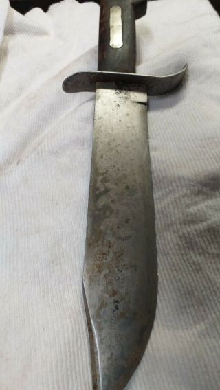 Civil War Era Bowie knife.  Old Antique Knive. 8