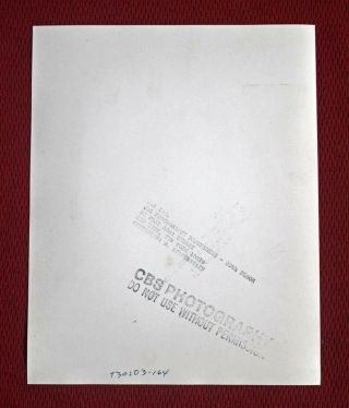 1964 JUDY GARLAND w/ MARTHA RAYE B&W GLOSSY PHOTO w/ CBS INK STAMP 2