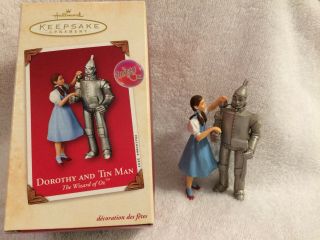 Hallmark Keepsake Ornament Dorothy And Tin Man From Wizard Of Oz 2003