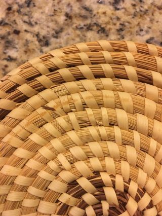 Charleston Gullah Sweetgrass Basket With Handles 8