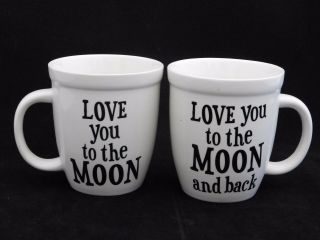 " Love You To The Moon " Fine Porcelain Mugs By Natural Life