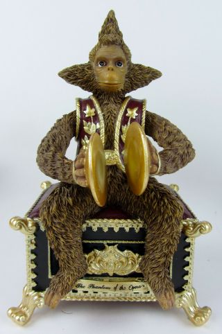 1986 The Phantom of The Opera Monkey Figurine Music Box Musical Masquerade Song 3