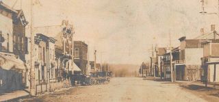 MI - 1907 VERY RARE Main Street at Maple Rapids,  Michigan - Clinton County 4