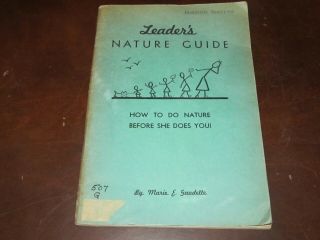 Vintage Girl Scouts 1940s Booklet Leader 