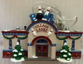 Department 56 Snow Village 54858 Bowling Alley Retired
