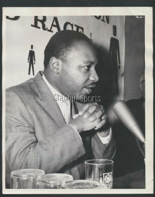 Martin Luther King - Vintage Rare Press Photo 1963 Iconic Chicago Daily