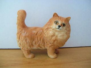 Royal Doulton Cat Persian Cat Standing Ginger Da132 Retired 1994