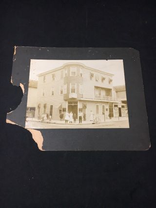 Antique Vintage C 1900s Hampshire Hotel Boese’s Beer Photo Atlantic City Nj