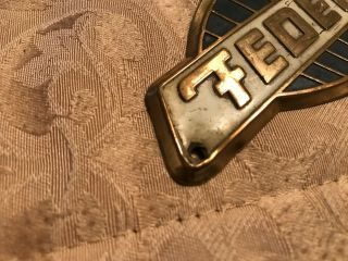 Old Stamped Brass Emblem / Tag,  