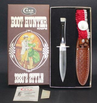 Case Xx Usa P62 - 4 1/2 Ss Boot Hunter Knife,  Sheath (396) W/original Box & Papers