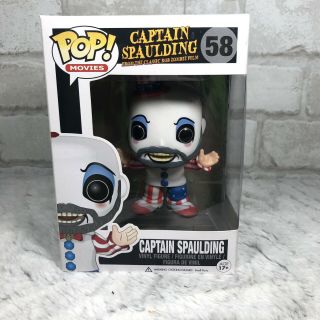 Funko Pop Movies Captain Spaulding House Of 1000 Corpses Figure 58 In Protector