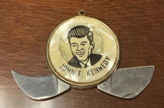 Vintage John F.  Kennedy Pendant / Coin / Knife - Jfk