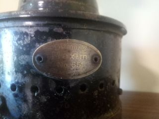 Vintage Ditmar ' s Maxim no 551 Pressure Kerosene Ceiling Lamp Lantern spares/repa 6