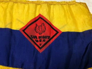 Vintage Cub Scout Silk Flag 2
