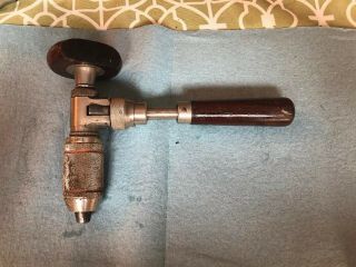 Vintage Stanley No.  984 Ratcheting Corner Bit Brace Drill Antique Vintage Tool
