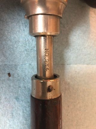 Vintage Stanley No.  984 Ratcheting Corner Bit Brace Drill Antique Vintage Tool 2