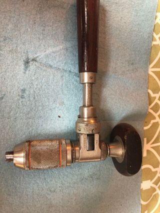Vintage Stanley No.  984 Ratcheting Corner Bit Brace Drill Antique Vintage Tool 5