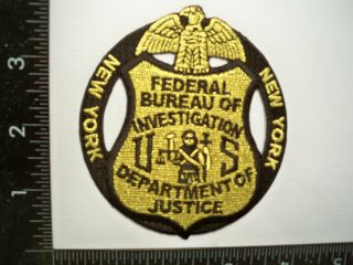Federal Fbi York,  Ny Police Ofc Patch Nyc Law Enforcement Nypd Gman