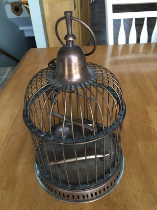 Solid Brass Bird Cage