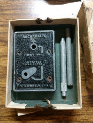 (21) Vintage BACHARACH DRAFTRITE DRAFT GAUGE w/ Box & Instructions 3