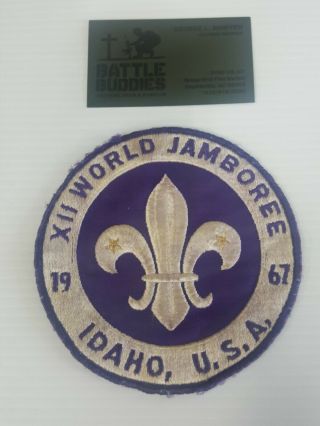 1967 Boy Scout Xii World Jamboree Patch Idaho U.  S.  A.