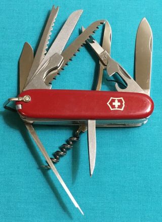 Rare Victorinox Swiss Army Knife - 1961 - 1968 Victoria Champion A Long Nail File