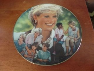 Franklin Diana,  Princess Of Wales Angel Of Hope Plate - Hb 4180 1416