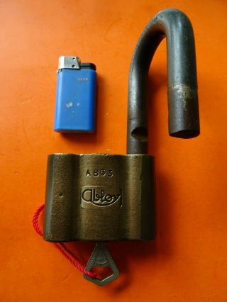 old antique padlocks from ABLOY finland old high security padlock lock key 5