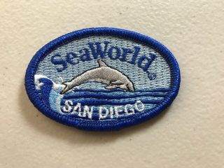 Seaworld Adventure Park San Diego Dolphin Patch