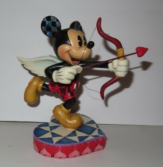 Jim Shore Disney Traditions Mickey Mouse Love Is In The Air Figure Figurine