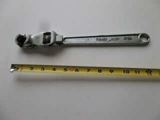 Vintage 12 Adjust - A - Box Wrench Adjustable Wrench Forged Alloy USA Made 4
