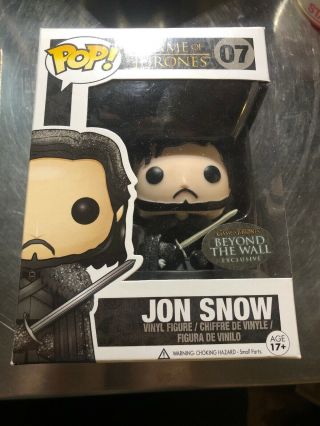 Jon Snow Beyond The Wall Exclusive Funko Pop