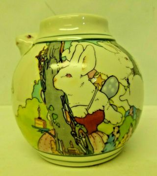 Eileen Richardson Enchanted Garden Everybunny Can Fly Vase 1991 5