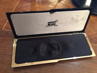 Rare Montblanc Pen Empty Box Case Gift Box Made In Holland