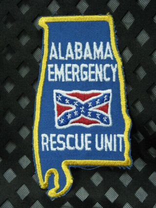 726 Alabama Emergency Rescue Unit Patch - Police Fire Ems