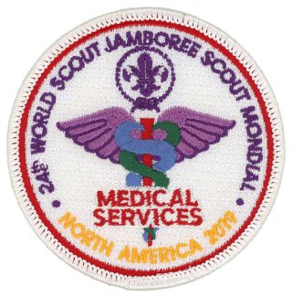 24th World Scout Jamboree 2019 Medical Services Patch Badge Bsa Usa Wsj