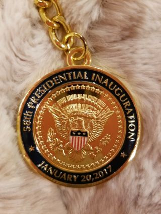 Donald Trump 45th President Medallion Coin Presidential Seal Keychain Key Ring 5
