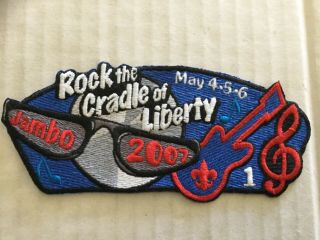Cradle Of Liberty Council Unlisted Csp 2007 Jamboree Blue Background 1 Sample?