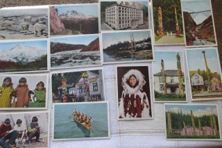 36 Alaska Postcard Box " Gems Of The Last Frontier " Totems,  Eagle,  Polar Bears,