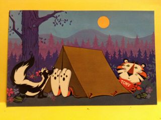 Tony The Tiger 1968 Kellogg Company Summer Camp Vtg Postcard Stamped Unposted