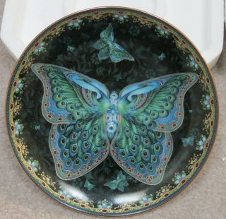 " Emerald Elegance " First Issue Enchanted Wings Plate By Oleg Gavrilov |