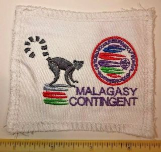 Malagasy Contingent Madagascar Badge Patch 2019 24th World Boy Scout Jamboree