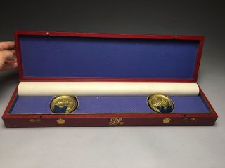 Fine Royal Grant Of Arms King George V 1914 Wax Seals & Case 2
