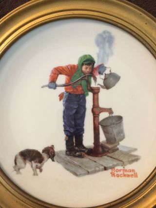 Norman rockwell 1977 Limited Edition Four Seasons Plates Gorham China 5