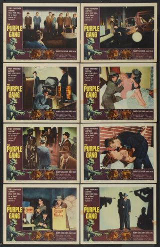 The Purple Gang Orig 1959 Lobby Card Set Movie Posters Robert Blake/marc Cavell