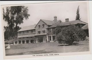 Africa Kenya The Outspan Hotel Nyeri Real Photograph Postcard Unposted C1930/40s